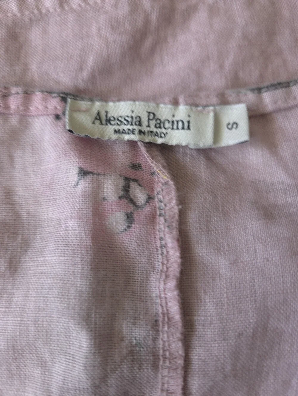 Alessia Pacini Floral Flax Linen Dress - Picture 3 of 9